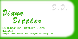 diana dittler business card